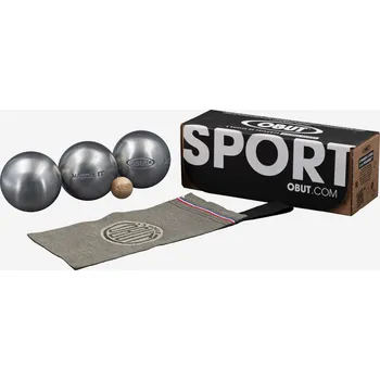 Kulečníková koule OBUT Turnajové koule na pétanque MATCH IT 3 ks 74 MM 710 Z