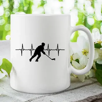 Žertovný předmět EKG Hokej - hrnek s potiskem