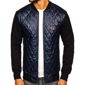 Tmavě modrý pánský přechodový bomber Bolf 2569-2 - M