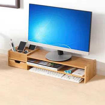 Podstavec pod monitor Die moderne Hausfrau Bambusový podstavec pod monitor 474015