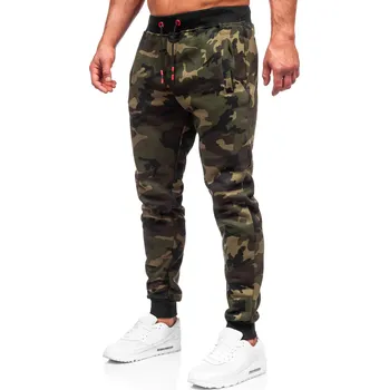 Maskáčovo-khaki pánské tepláky Bolf KZ15 - M