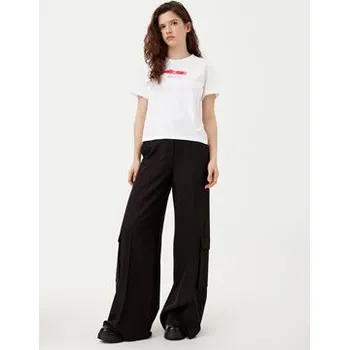 HUGO T-Shirt Destrel_1 50534246 Bílá Regular Fit XS