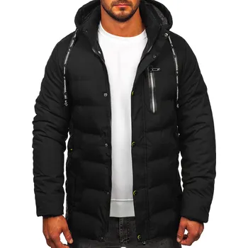 Pánská parka Černá pánská zimní bunda Bolf 5M3136 - XL