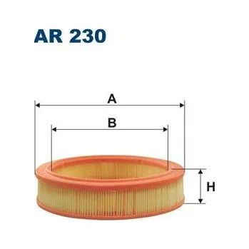 Vzduchový filtr Vzduchový filtr FILTRON AR 230