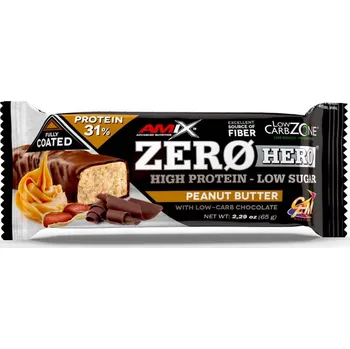 Fitness strava Amix Zero Hero 31% Protein Bar peanut butter 65 g