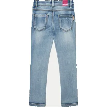 Dívčí kalhoty NAME IT Jeansy 13237182 Světle modrá Slim Fit 80