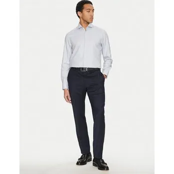 Pánská košile BOSS Košile C-Hal 50533712 Modrá Casual Fit 43