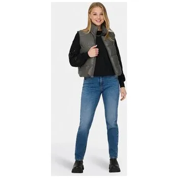 ONLY Sportovní vesta Anja 15316064 Šedá Regular Fit XL