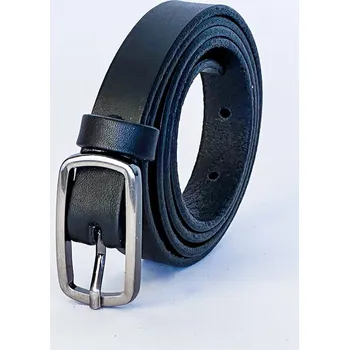 Opasek Dámský kožený opasek DM-1,5-21-51 černá, Obvod pasu / celková délka pásku 95cm