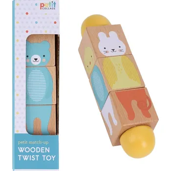 Dřevěná hračka Petit Collage Dřevěná Twist hračka Shoda