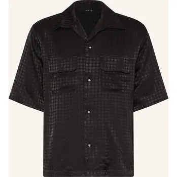 Pánská košile Amiri Pánská Košile Resort Comfort Fit, černá, 40