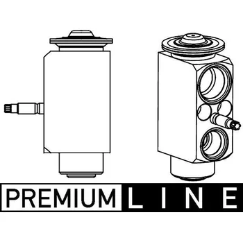 Ventil klimatizace Expanzní ventil, klimatizace MAHLE AVE 74 000P