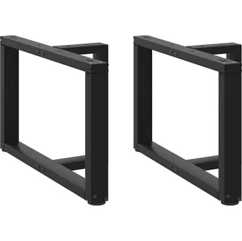 Konferenční stolek vidaXL Nohy konferenčního stolku ve tvaru T, 2 ks, , 60 x 25 x (42-43) cm, ocel [4013034] Barva: Černá