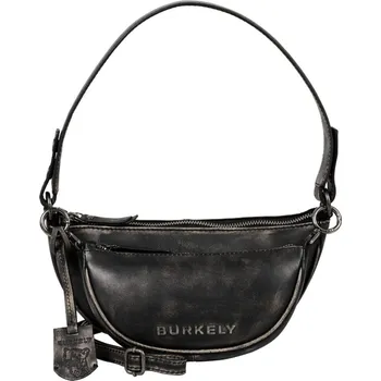 Kabelka BURKELY Kožená double kabelka crossover Distress Deon 1001031.06.10 černá