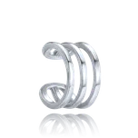 MINET Stříbrná záušnice ear cuff JMAN0637SE00