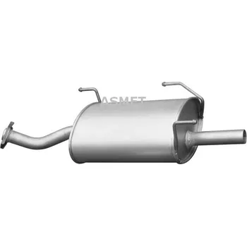 Tlumič výfuku Zadní tlumič výfuku ASMET 14.046