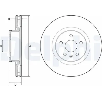 Brzdový kotouč Brzdový kotouč DELPHI BG9220C