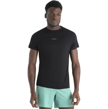 Pánské merino triko krátký rukáv ICEBREAKER Mens 125 Cool-Lite Speed SS Tee, Black velikost: L