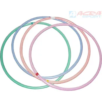 ACRA Obruč gymnastická hula hoop 50cm dětský fitness kruh 4 barvy