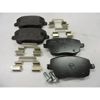 Brzdová destička Destičky přední FABIA I. 1,9 SDI 74 kw, ORIGINAL, pro ROOMSTER, 5J. Typové číslo: 6Q0698151A,6Q0698151A,6Q0698151A