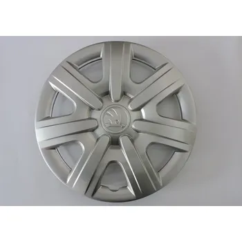 Poklice na kolo Original ŠKODA COMOROS FABIA II. FACELIFT stříbrná 14\" 1 ks