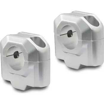 SW MOTECH Zvýšení řídítek na moto 28 mm H 30 mm stříbrné