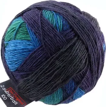 Příze Schoppel Wolle Zauberball®100 2179 Blaukraut bleibt Blaukraut (Zauberball 100 2179 Blaukraut bleibt Blaukraut)