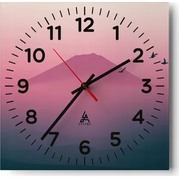 Hodiny Nástěnné hodiny do obýváku 40x40 Abstrakce Tiché hodiny Skleněné hodiny Bez hlučnosti