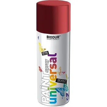 Barva ve spreji Biodur Email Červenohnědá RAL 3011 400 ml