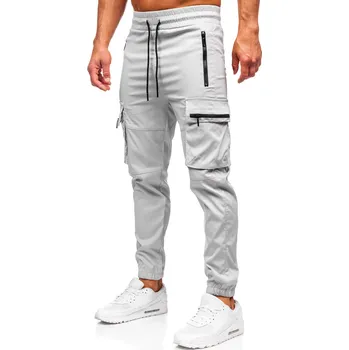 Šedé pánské jogger teplákové kapsáčé Bolf HSS300 - 2XL