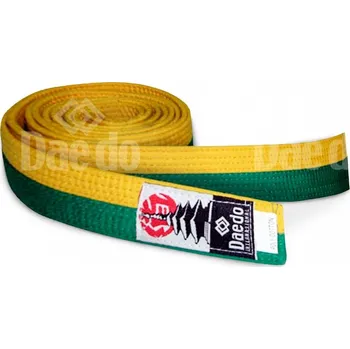 Pásek na kimono Pásek Daedo - žlutá/zelená, CI15212 285
