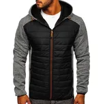 Šedá pánská prošívaná přechodová bunda Bolf KS2155 - M