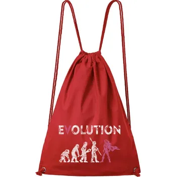 DOBRÝ TRIKO Bavlněný batoh Evoluce hrdinka Barva: Červená