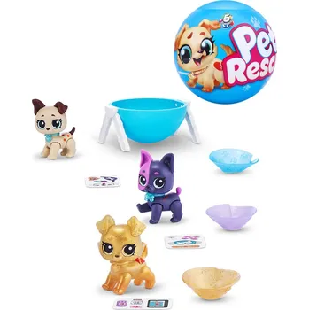 Figurka ADC ZURU Záchrana mazlíčků set štěňátko s doplňky 5 překvapení v kouli