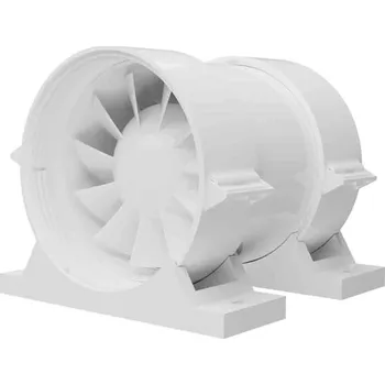 potrubní ventilátor Ventilátor do potrubí PRO d100 mm s profi úchytkami s těsněním - MIKAWI 59-0405