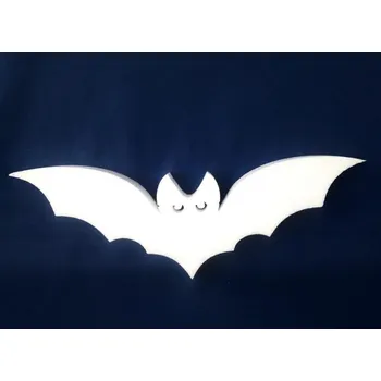 Svatební dekorace Polystyrenový výřez dekorační Netopýr 40x2x12 cm k vyzdobení - 1 ks