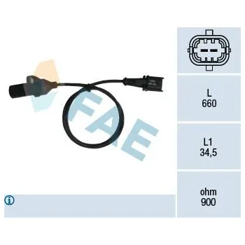 Kliková hřídel Generátor impulsů, klikový hřídel FAE 79220