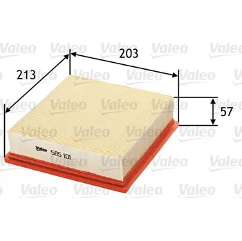 Vzduchový filtr Vzduchový filtr VALEO 585101