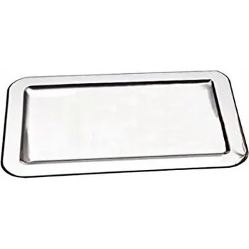 Servírovací tác, nerezová ocel, 36 x 25 cm