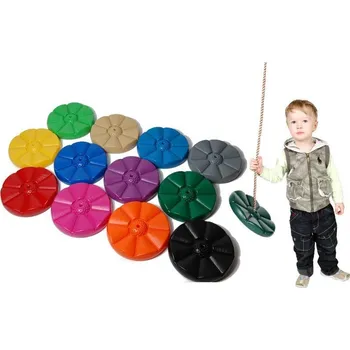 Dětská houpačka HOUPAČKA Monkey´s Home Disk Květinka RŮŽOVÁ .
