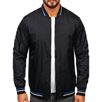 Černá pánská přechodová bunda bomber Bolf 7147 - M