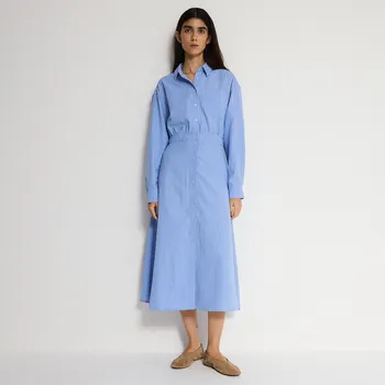 Dámské šaty Reserved - Košilové maxi šaty - vícebarevná - 440EN-MLC - 440EN-MLC-XL