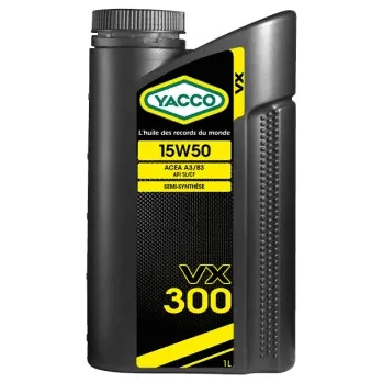 Motorový olej YACCO VX 300 15W-50, 1L