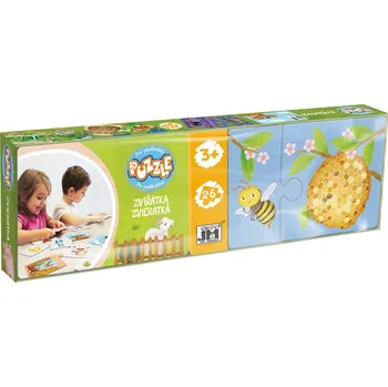 Puzzle JIRI MODELS Puzzle naučné Zvířátka pro předškoláky 26 dílků