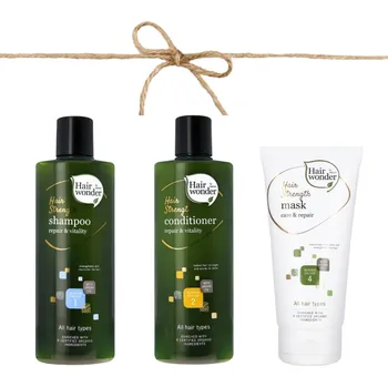 Kosmetická sada Hairwonder Keratinová každodenní péče o vlasy + dárek SONETT Tablety do myčky - vzorek 20 g zdarma