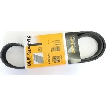 Alternátor Řemen OCTAVIA II. 1,6 75 kw 6PK1045, CONTITECH, pro OCTAVIA, II. 1Z. Typové číslo: 949100001,949100001,949100001, 06F260849E, 6PK1045