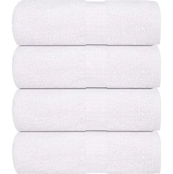 Utěrka vidaXL Ručníky FROGN 4 ks 30x30 cm 360 g/m² [137041] Barva: Bílá