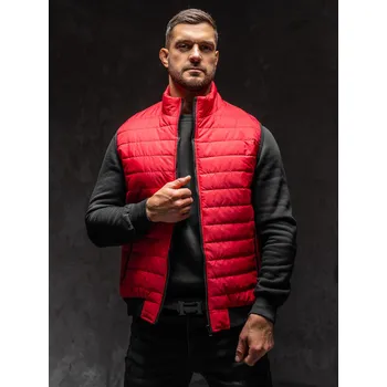 Červená pánská prošívaná vesta Bolf MY77A1 - M