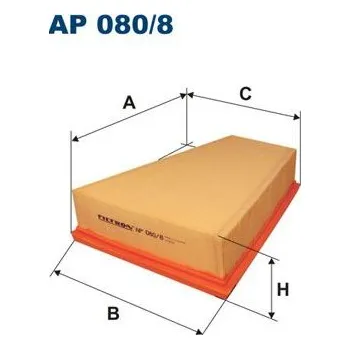 Vzduchový filtr Vzduchový filtr FILTRON AP 080/8