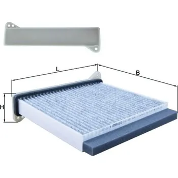 Ventilátor topení a klimatizace Filtr, vzduch v interiéru KNECHT LAK 485